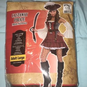 Castaway Pirate Costume